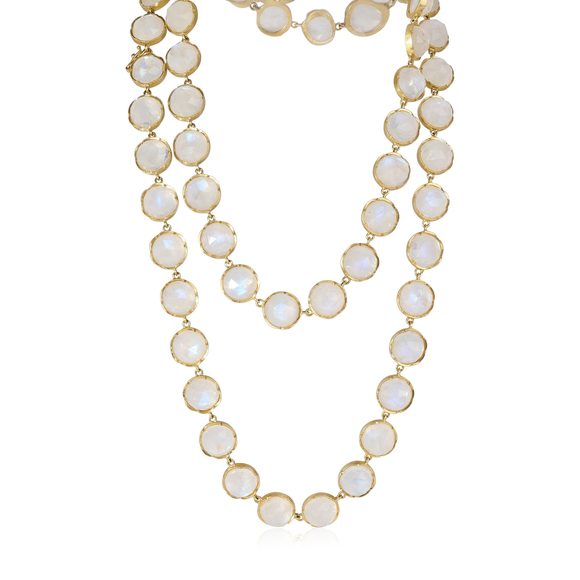 Irene Neuwirth Moonstone Fashion Necklace in 18k Yellow Gold - Picture 1 of 3
